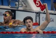 Pan Zhanle's results from the Swimming World Cup (Source: Getty)